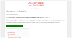 Desktop Screenshot of ch-becker.de