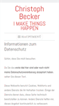 Mobile Screenshot of ch-becker.de