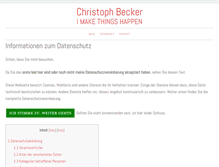 Tablet Screenshot of ch-becker.de
